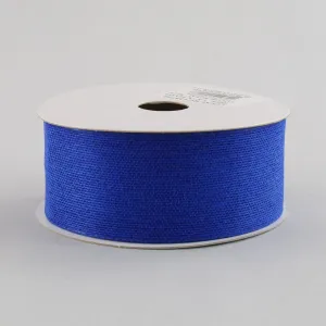 1.5" Classic Faux Jute Ribbon: Royal Blue (10 Yards)