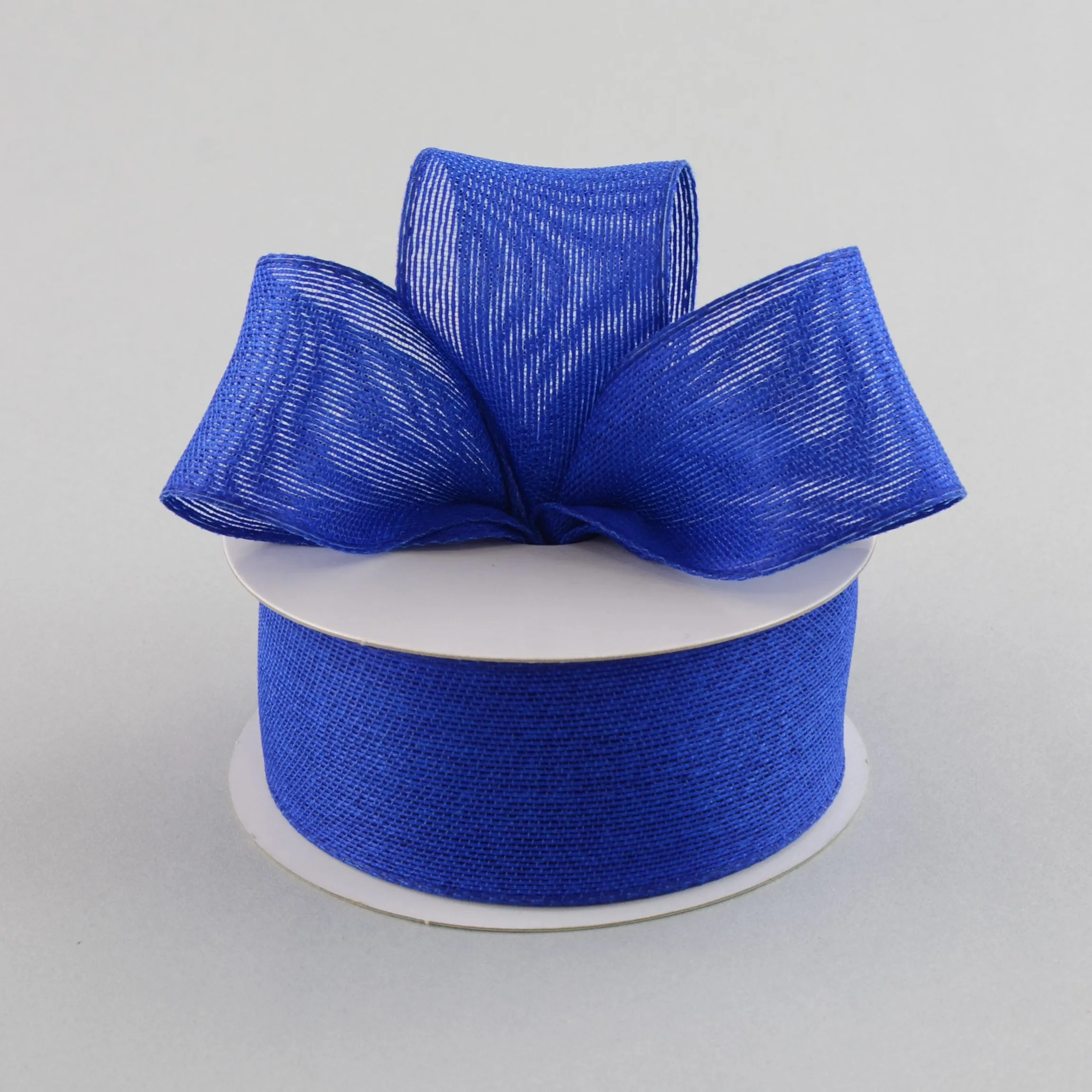 1.5" Classic Faux Jute Ribbon: Royal Blue (10 Yards)