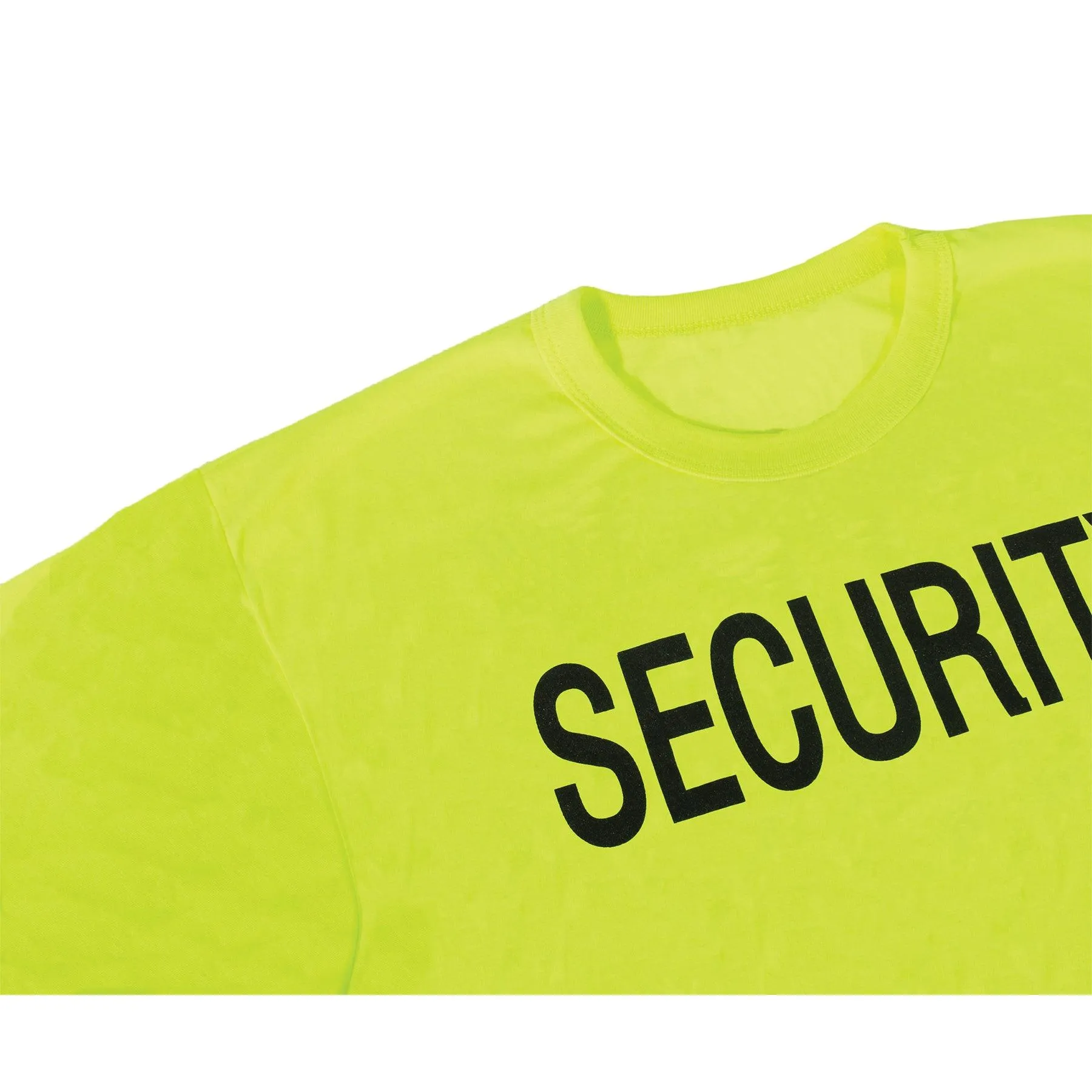 2-Sided Security T-Shirt - Safety Green