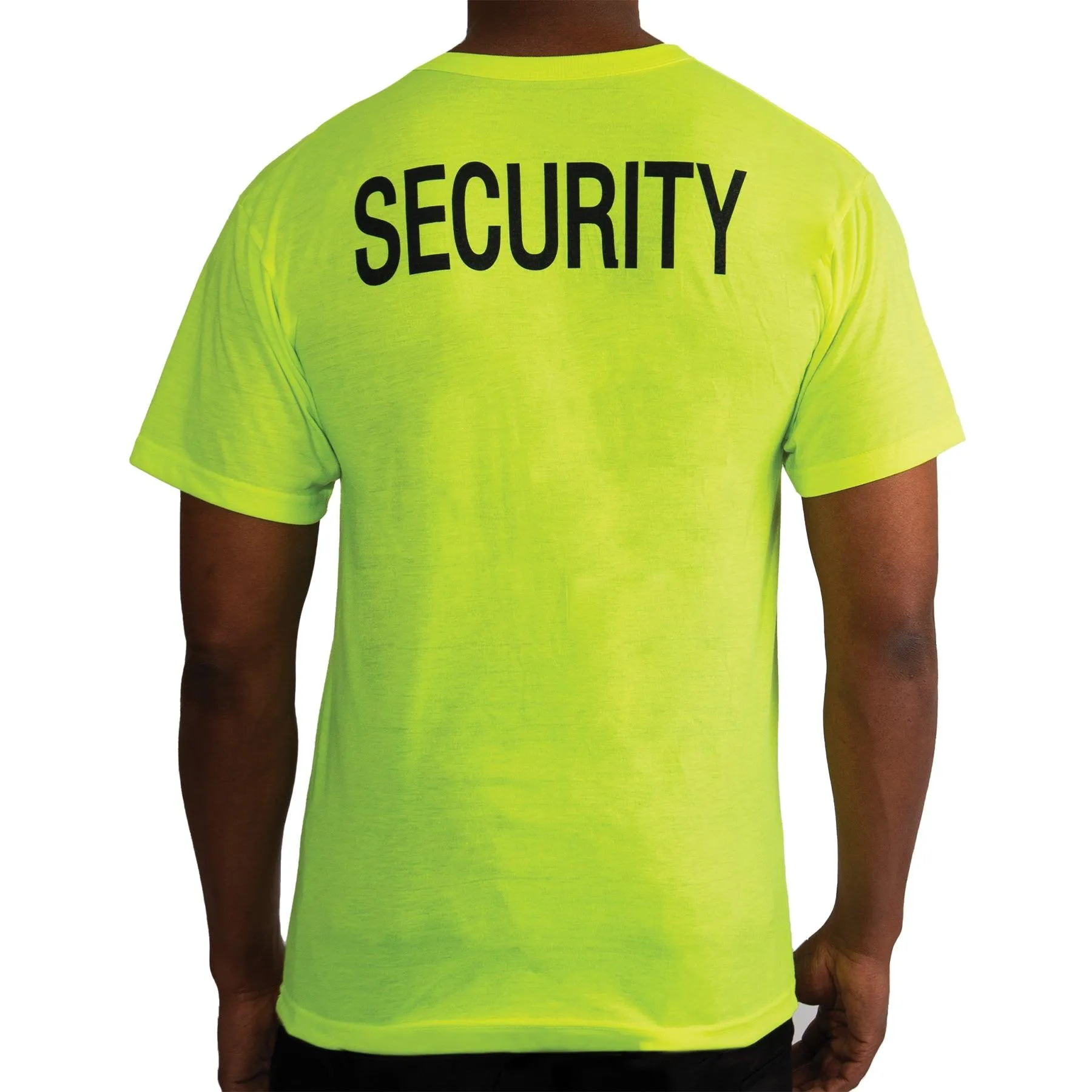 2-Sided Security T-Shirt - Safety Green