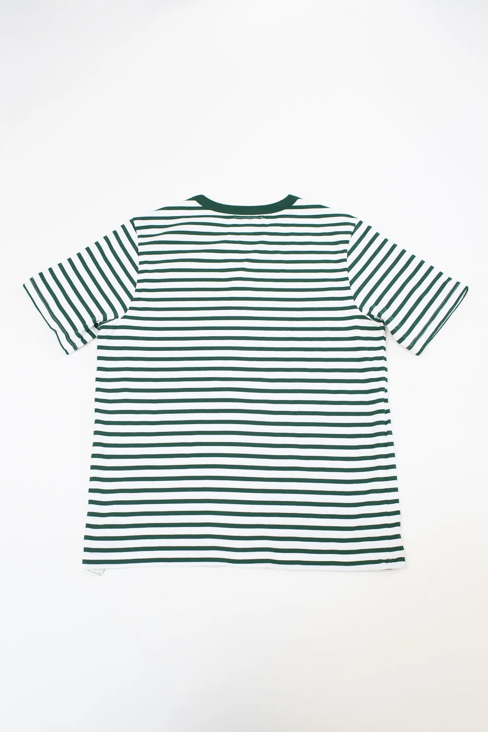 2M14.41201 - 7.9oz Circular Knit Relaxed Fit Stripe T-Shirt - Green, White