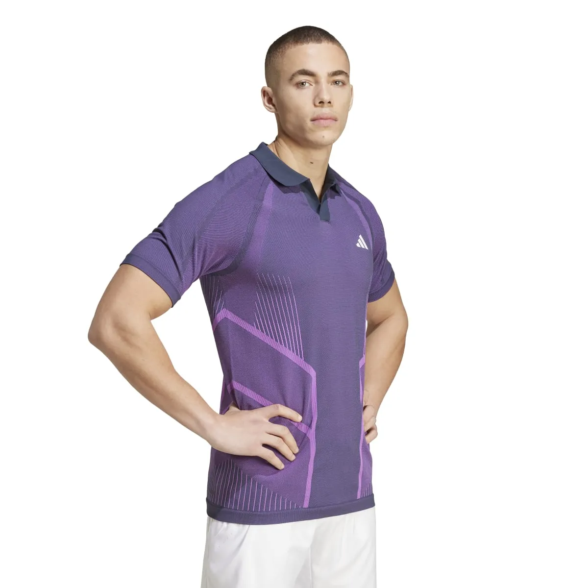 adidas Men's Tennis Pro Seamless AEROREADY FreeLift Polo