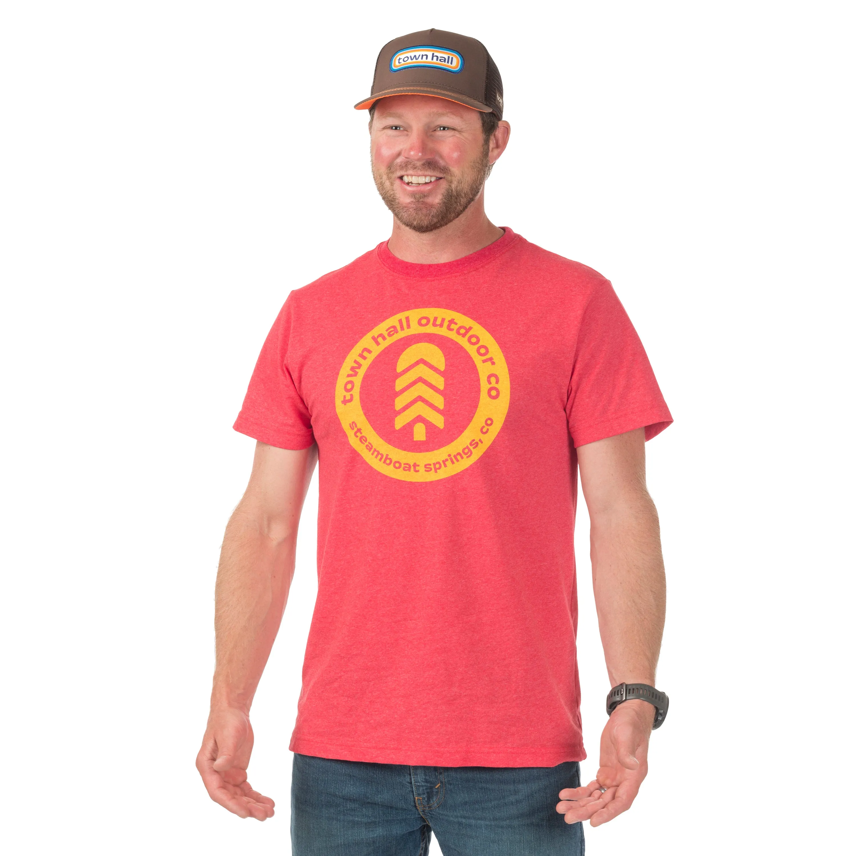 Adult Steamboat Badge Tee