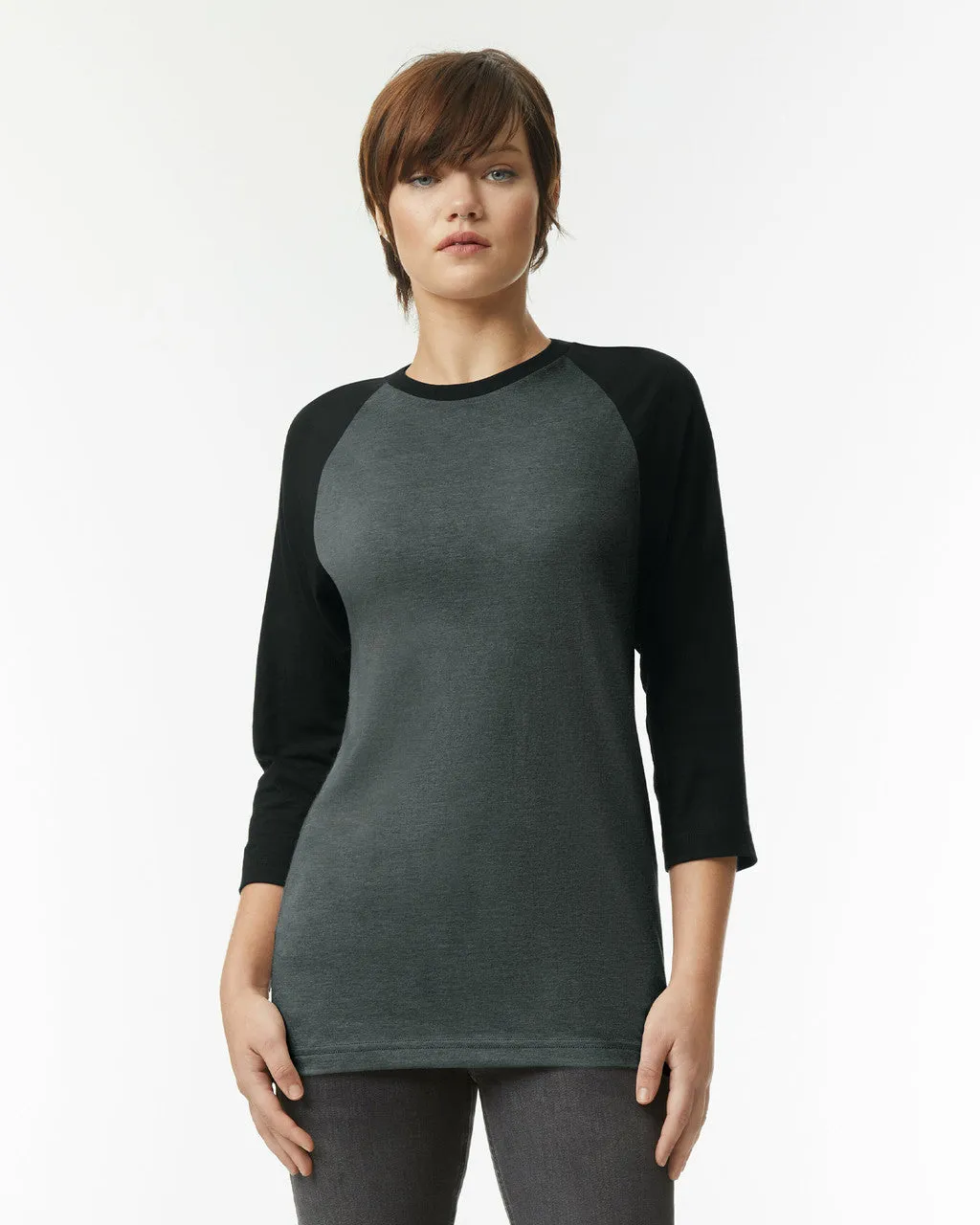 American Apparel Adult CVC Raglan T-shirt (2003CVC)