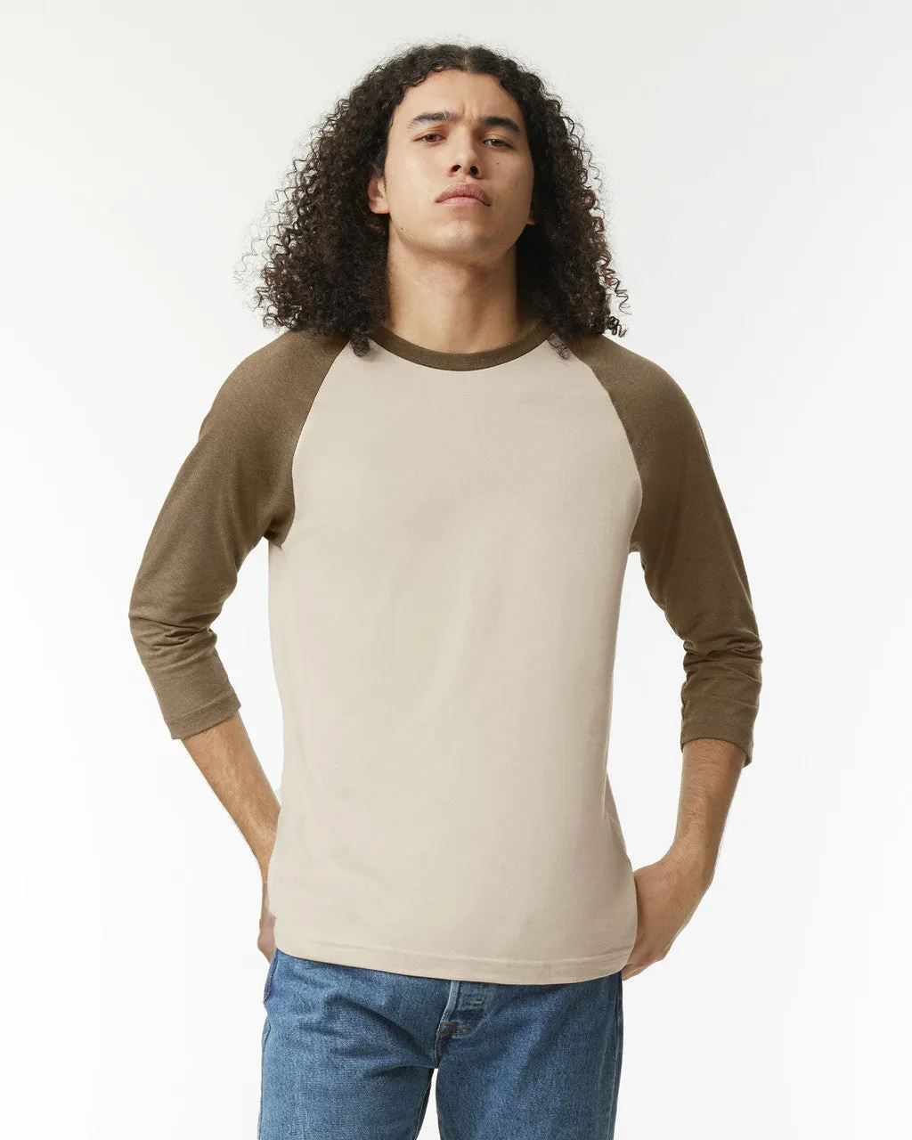 American Apparel Adult CVC Raglan T-shirt (2003CVC)