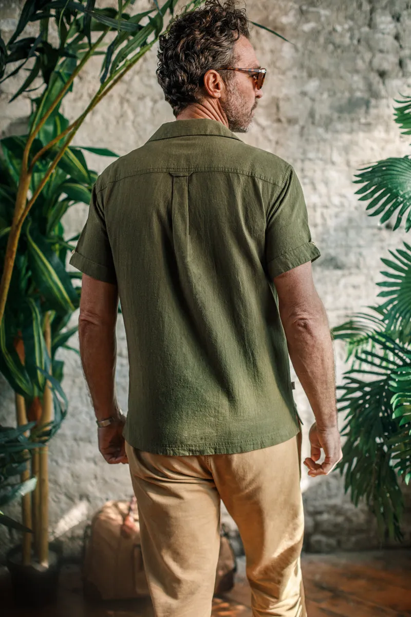 &SONS Coast Shirt Army Green