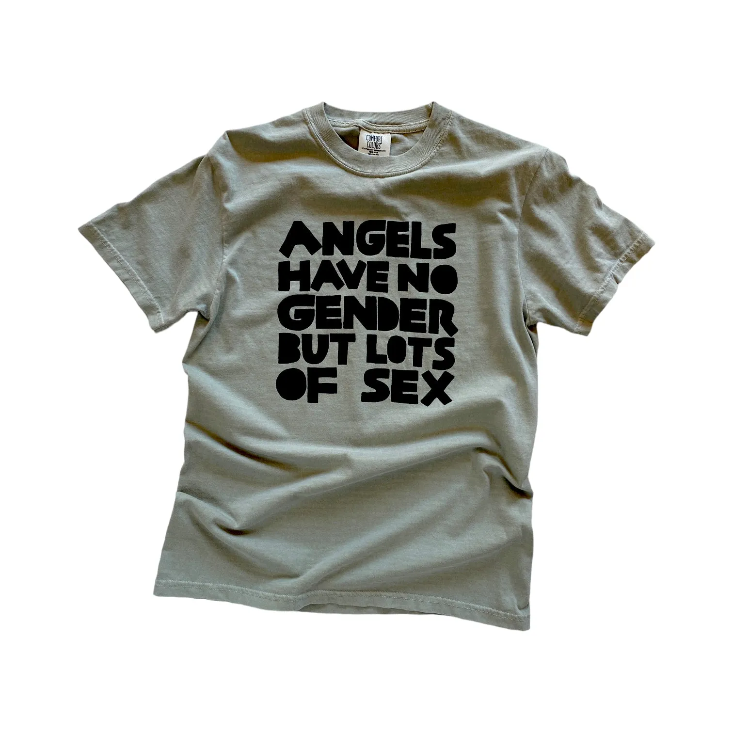 ANGELS HAVE NO GENDER BUT LOTS OF SEX T-shirt