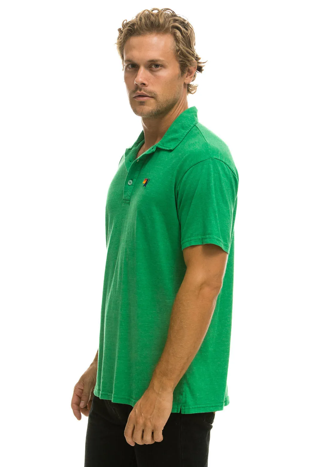 AVIATOR NATION POLO - KELLY GREEN