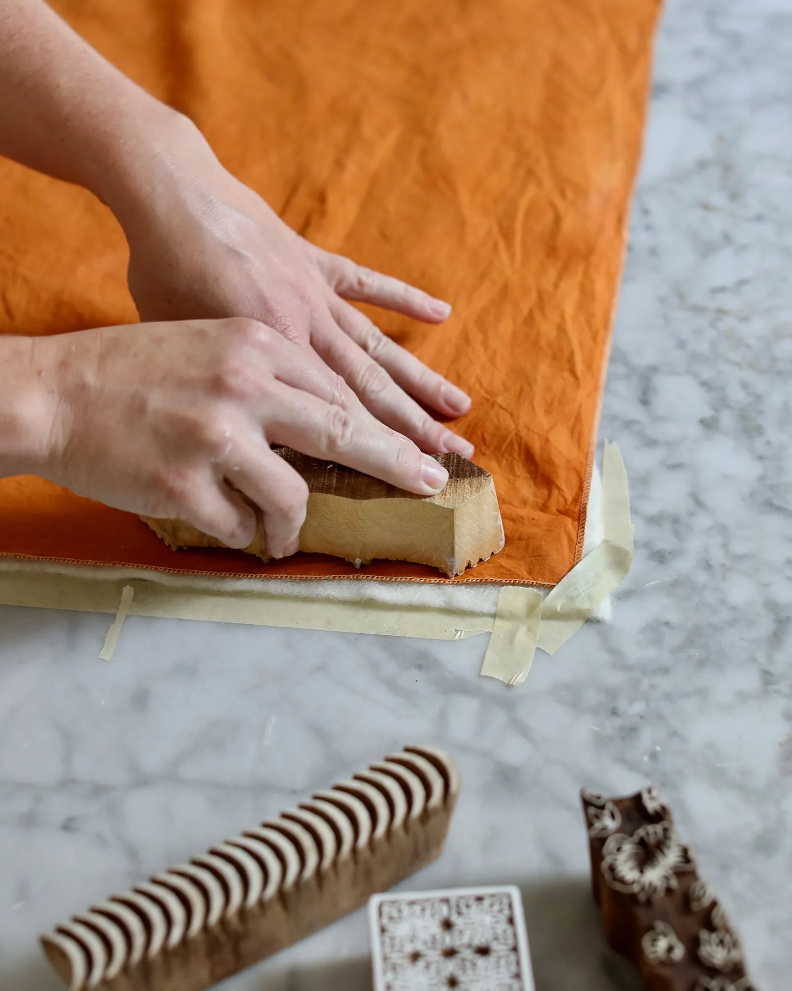 Bandana Block Printing Workshop with Maggie Pate