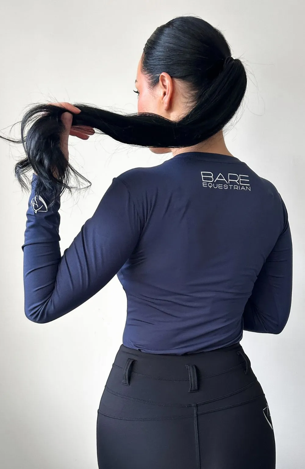 BARE Active Long Sleeve Tee - Navy