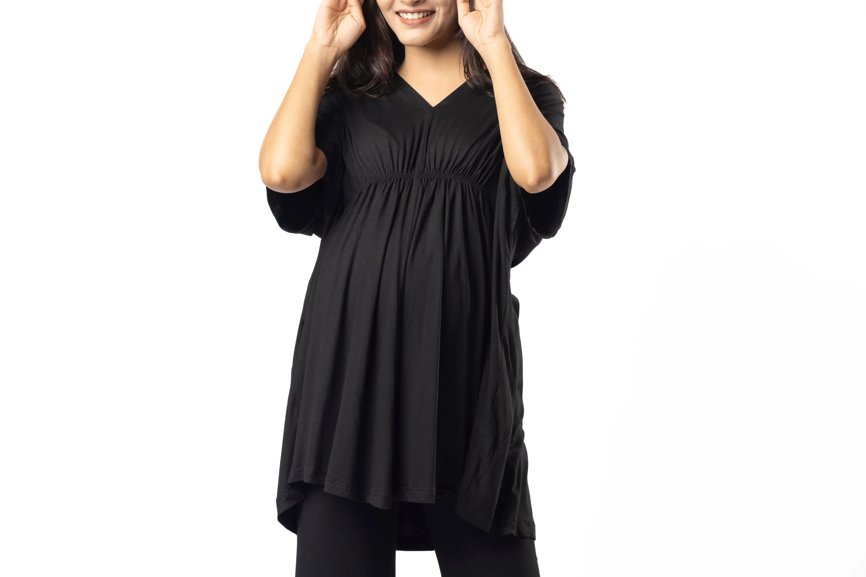 Black Kaftan Top