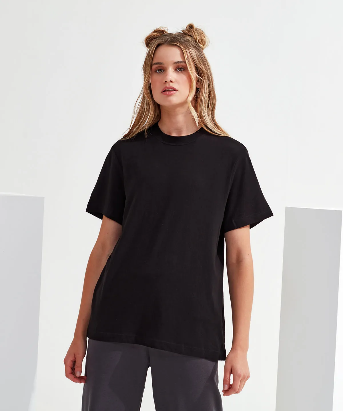 Black - Women’s TriDri® organic boxy oversized t-shirt