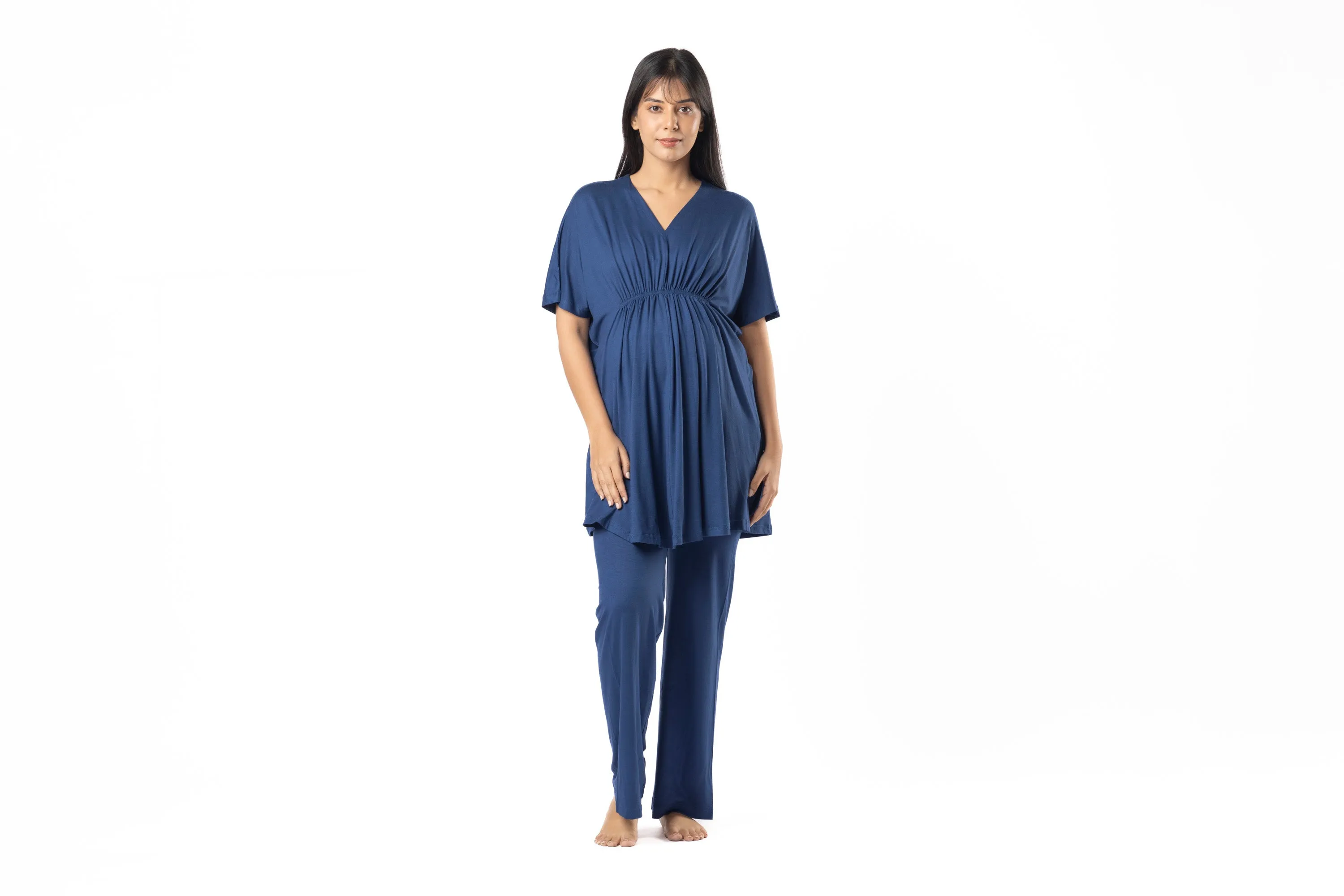 Blue Kaftan Top