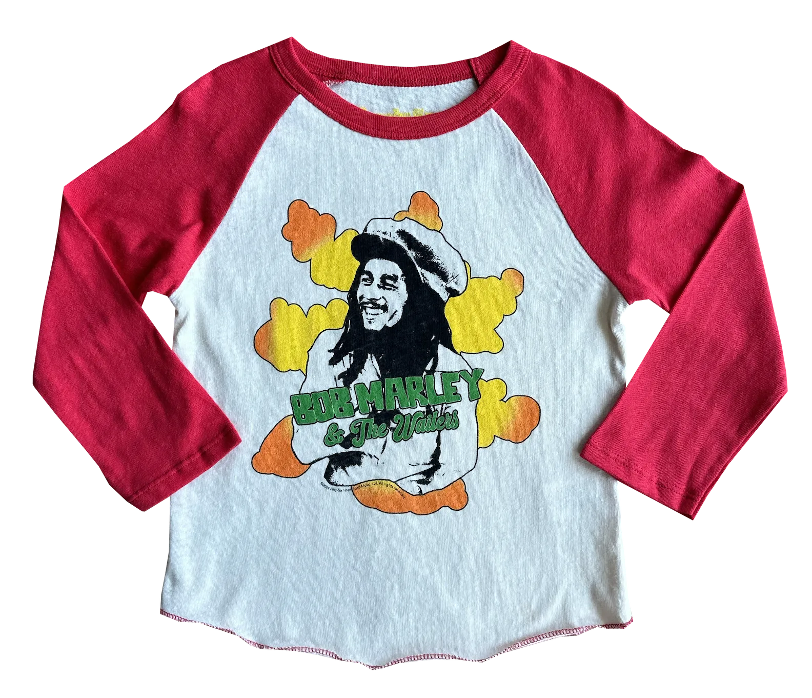 Bob Marley and The Wailers Recycled Raglan