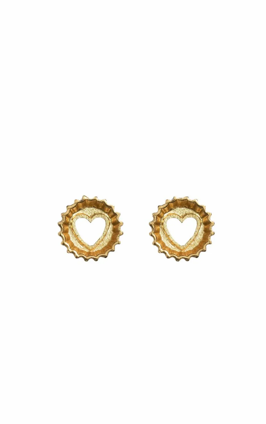 Bottle Cap Stud Earrings