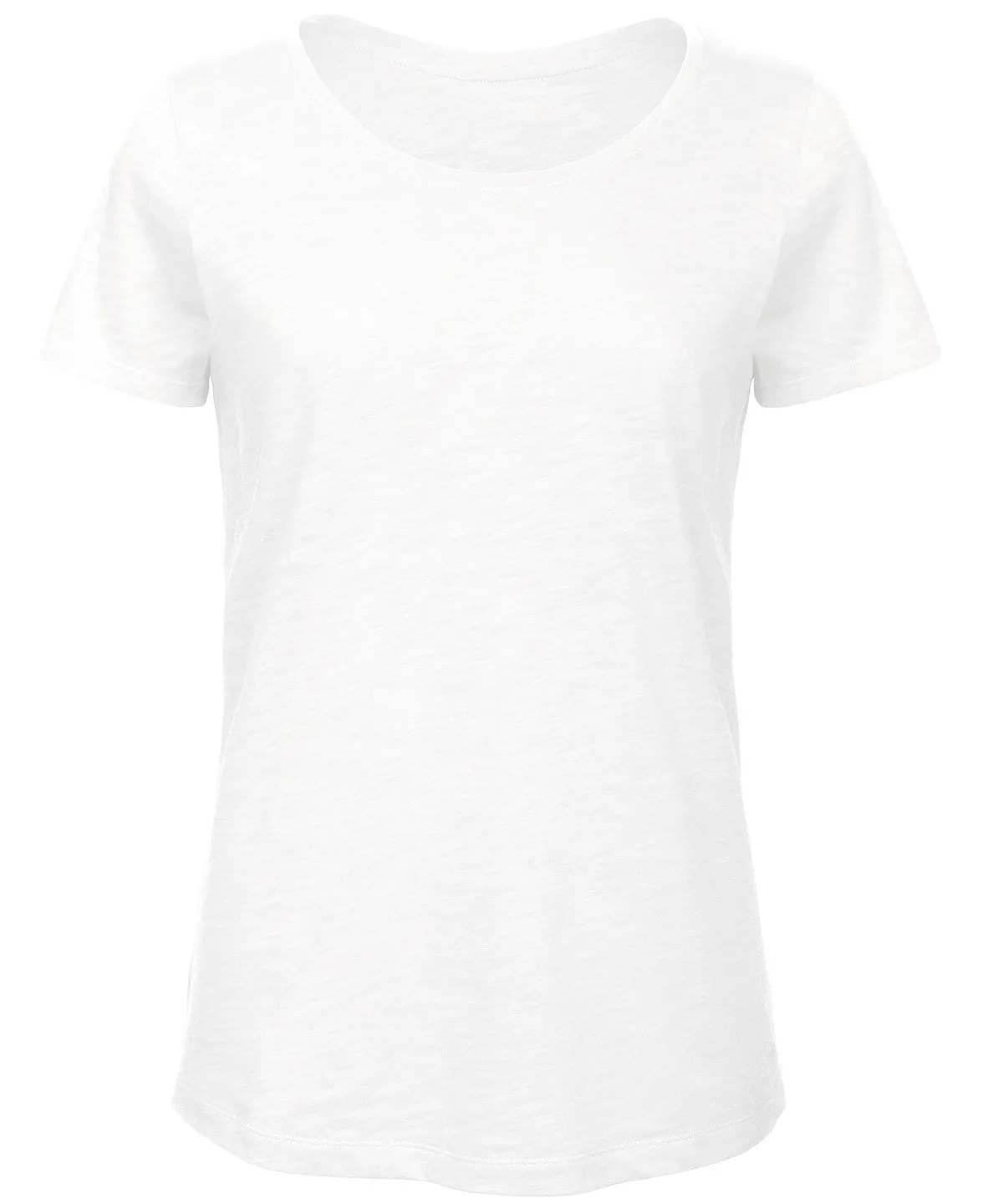 Chic Pure White - B&C Inspire Slub T /women