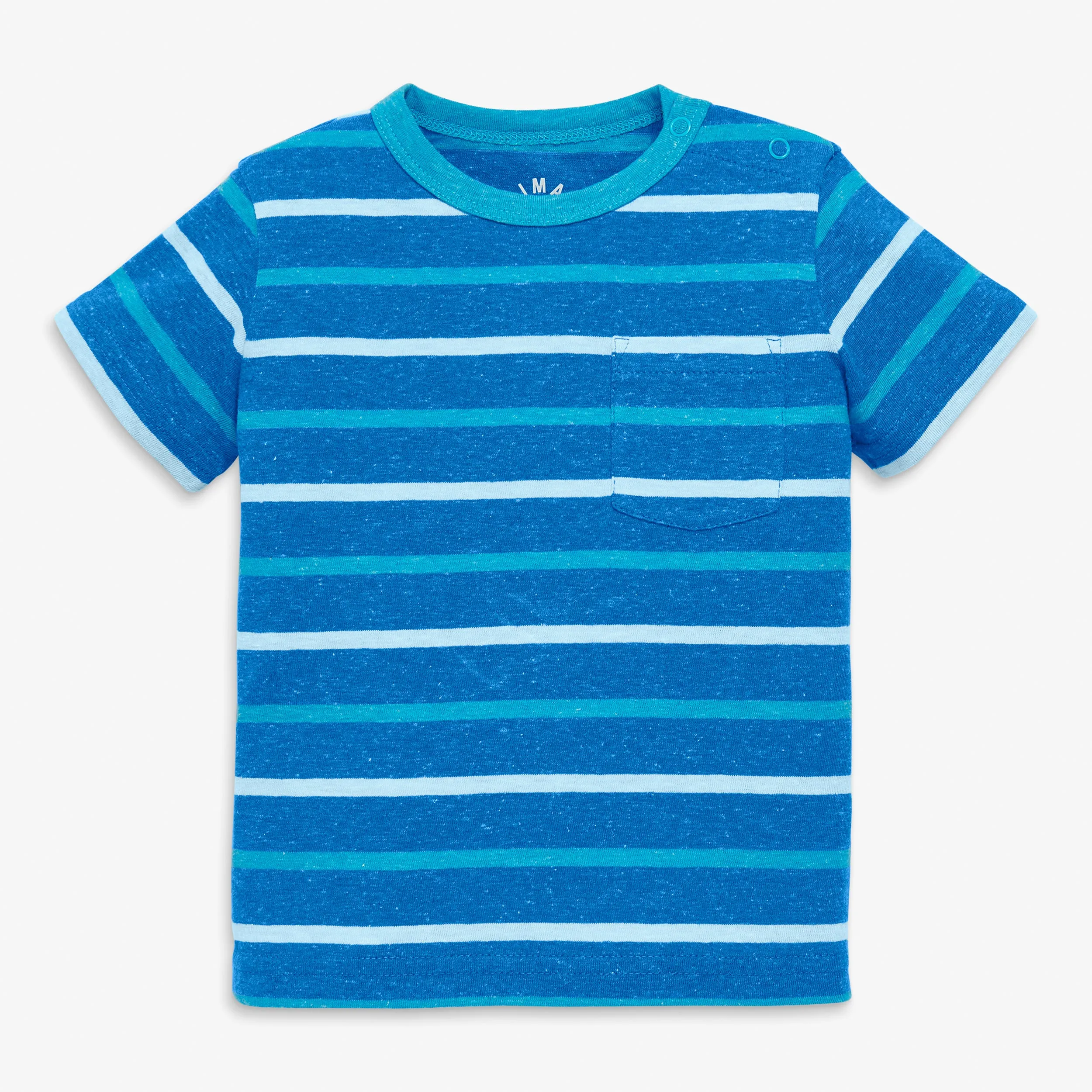 Clearance baby heathered pocket tee in stripe