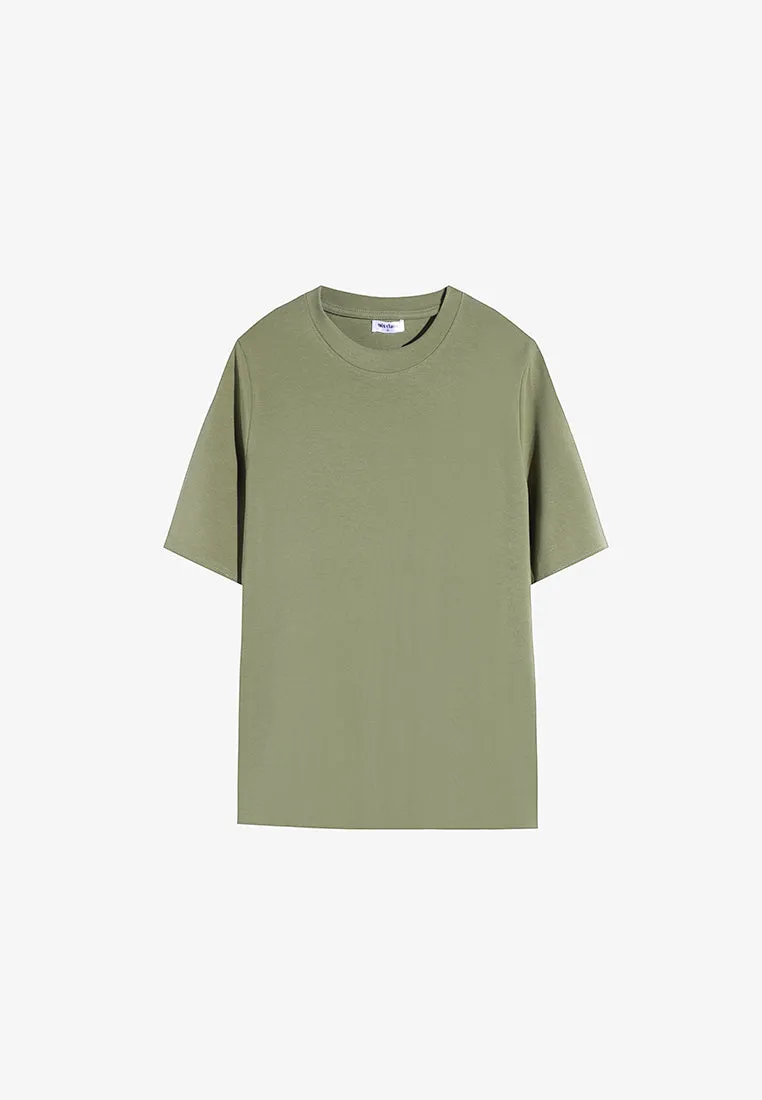 Cleo CLASSIC FINE Short Sleeve Tshirt - Kaya Green