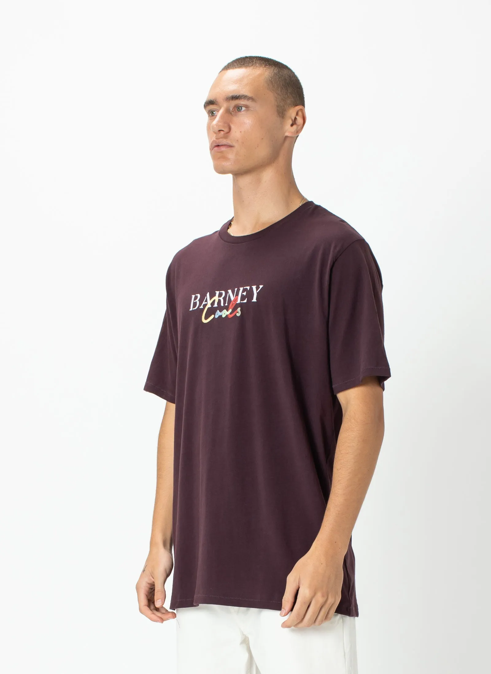 Colour Script Tee Oxblood