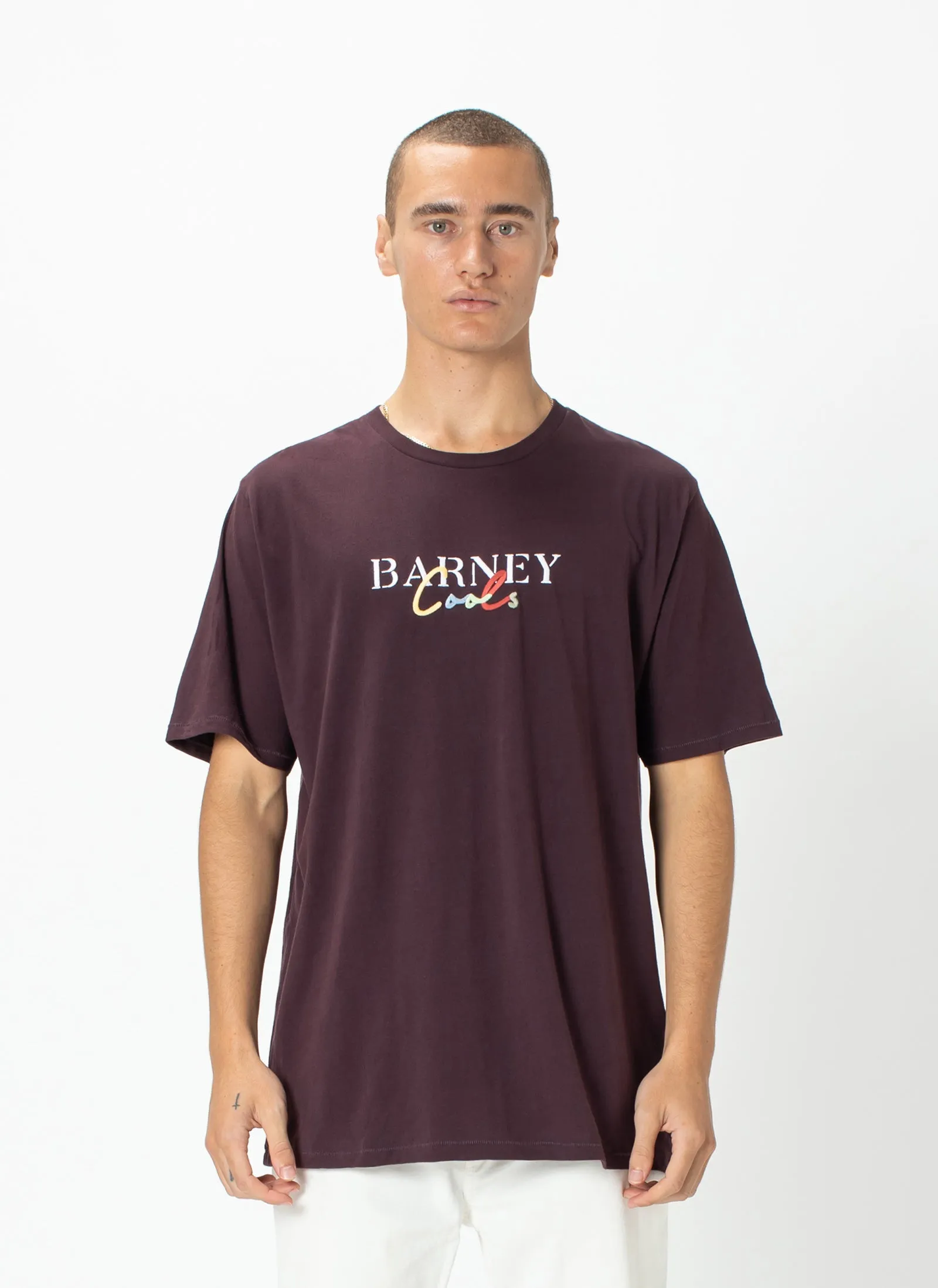 Colour Script Tee Oxblood