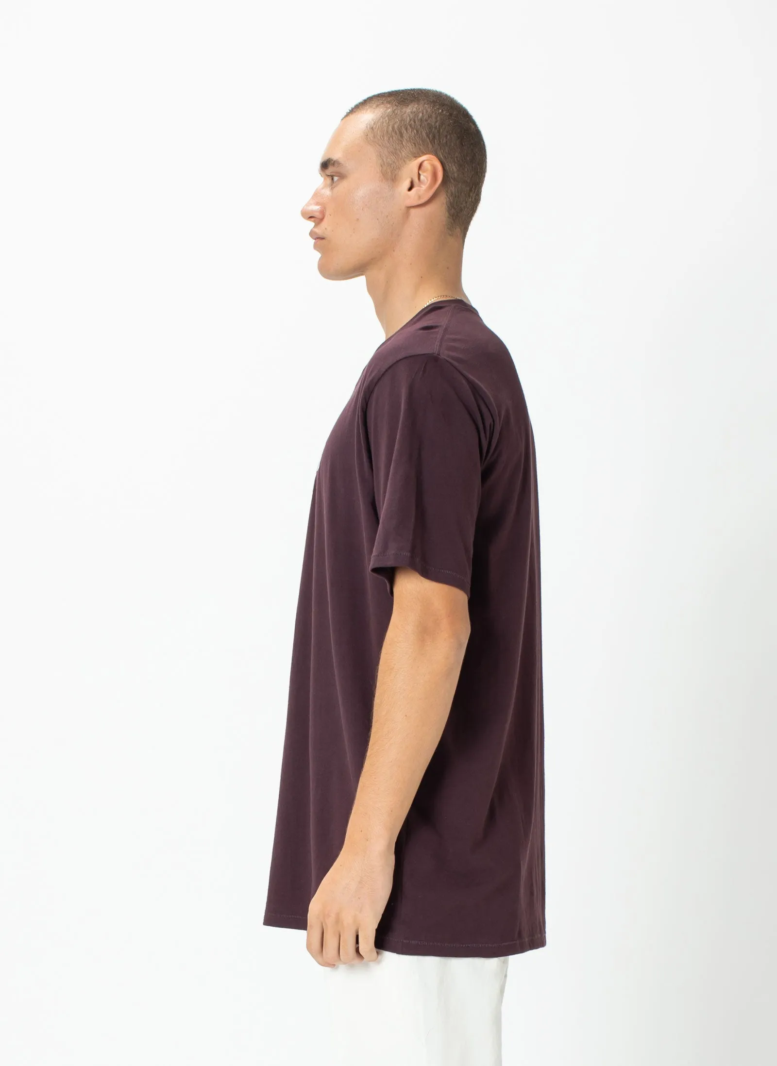 Colour Script Tee Oxblood