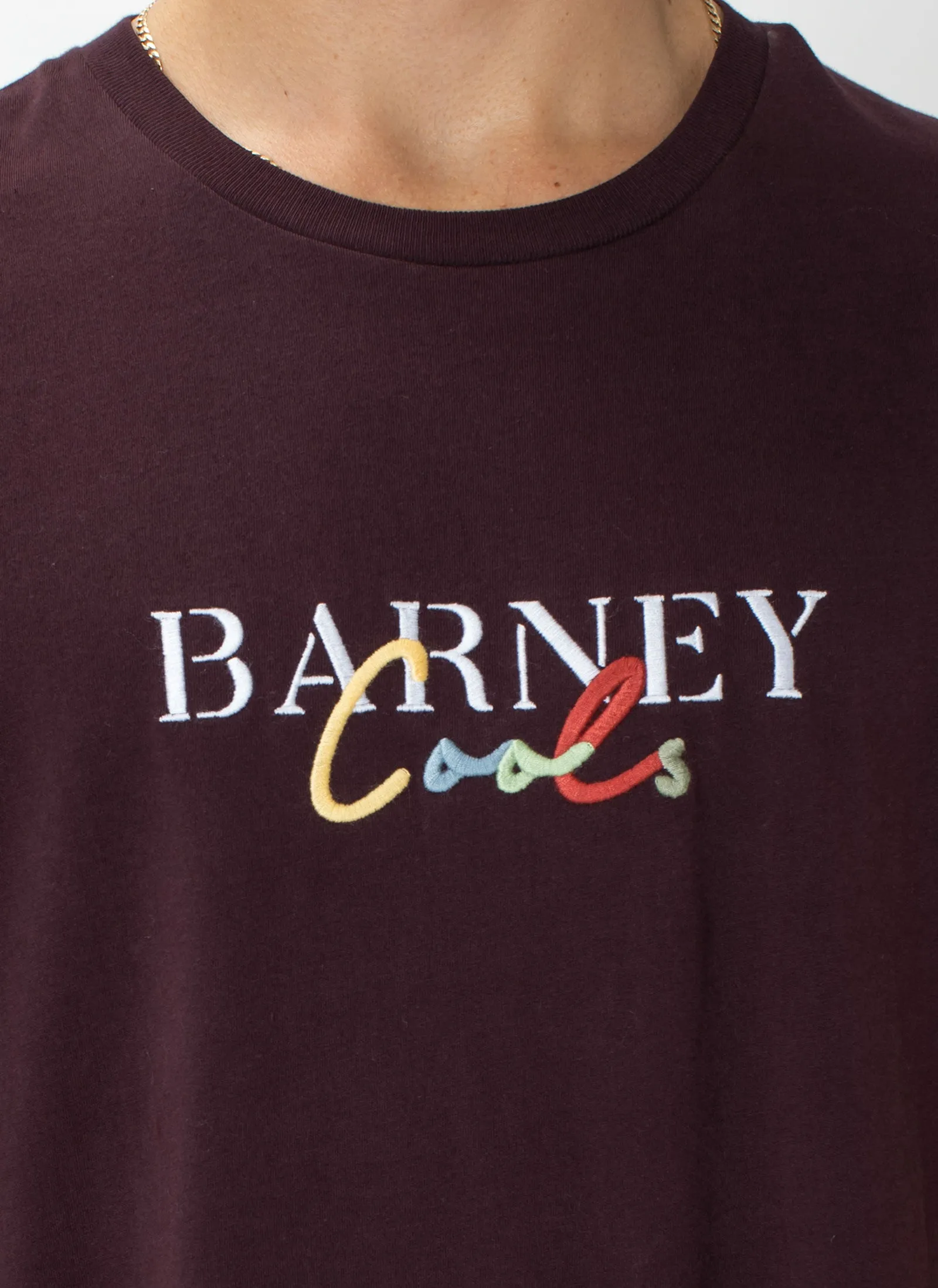 Colour Script Tee Oxblood