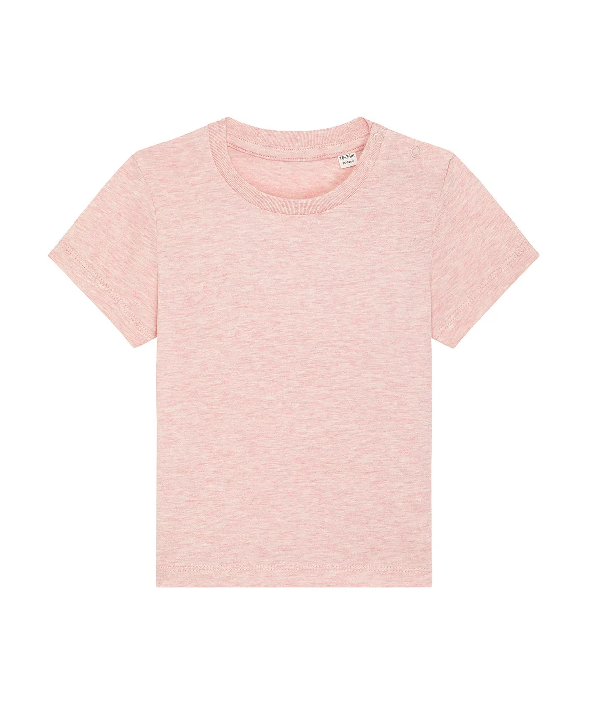 Cream Heather Pink - Baby Creator iconic babies' t-shirt (STTB918)