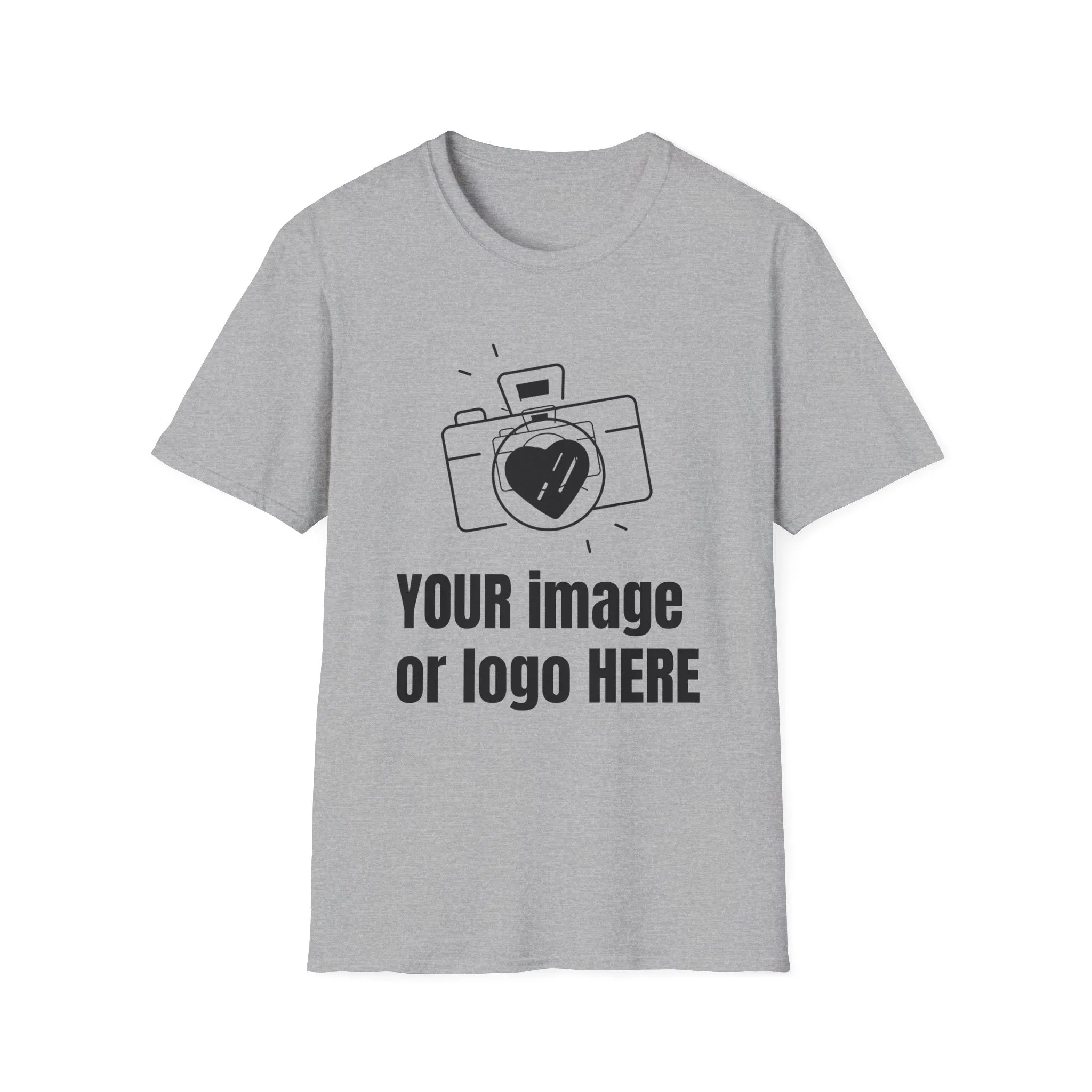 Customizable Unisex Softstyle T-Shirt - Perfect for Photographers and Creatives