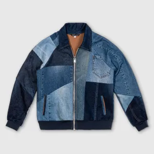 denim bomber jacket