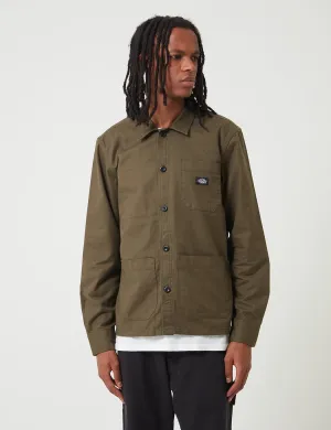 Dark Olive Green Dickies Caprock Over Shirt