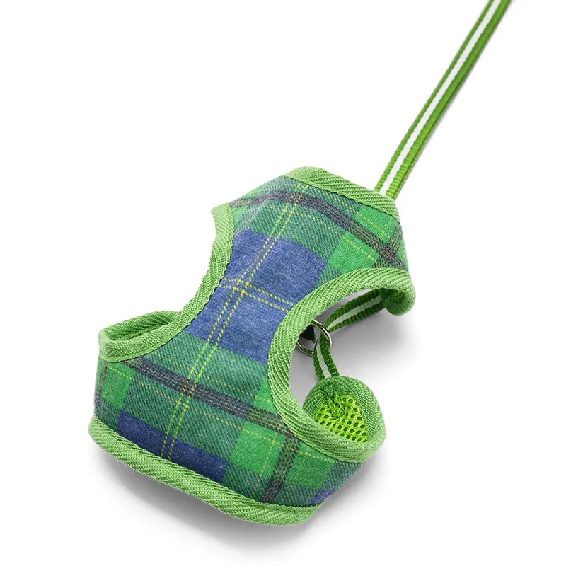 EasyGO Plaids Green Harness