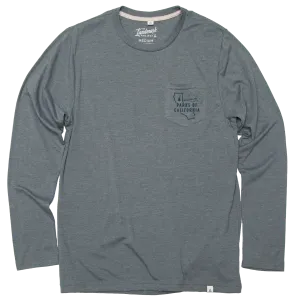 Explore California Long Sleeve Pocket T-shirt