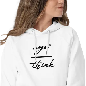 eyeoverthink® Unisex eco raglan hoodie