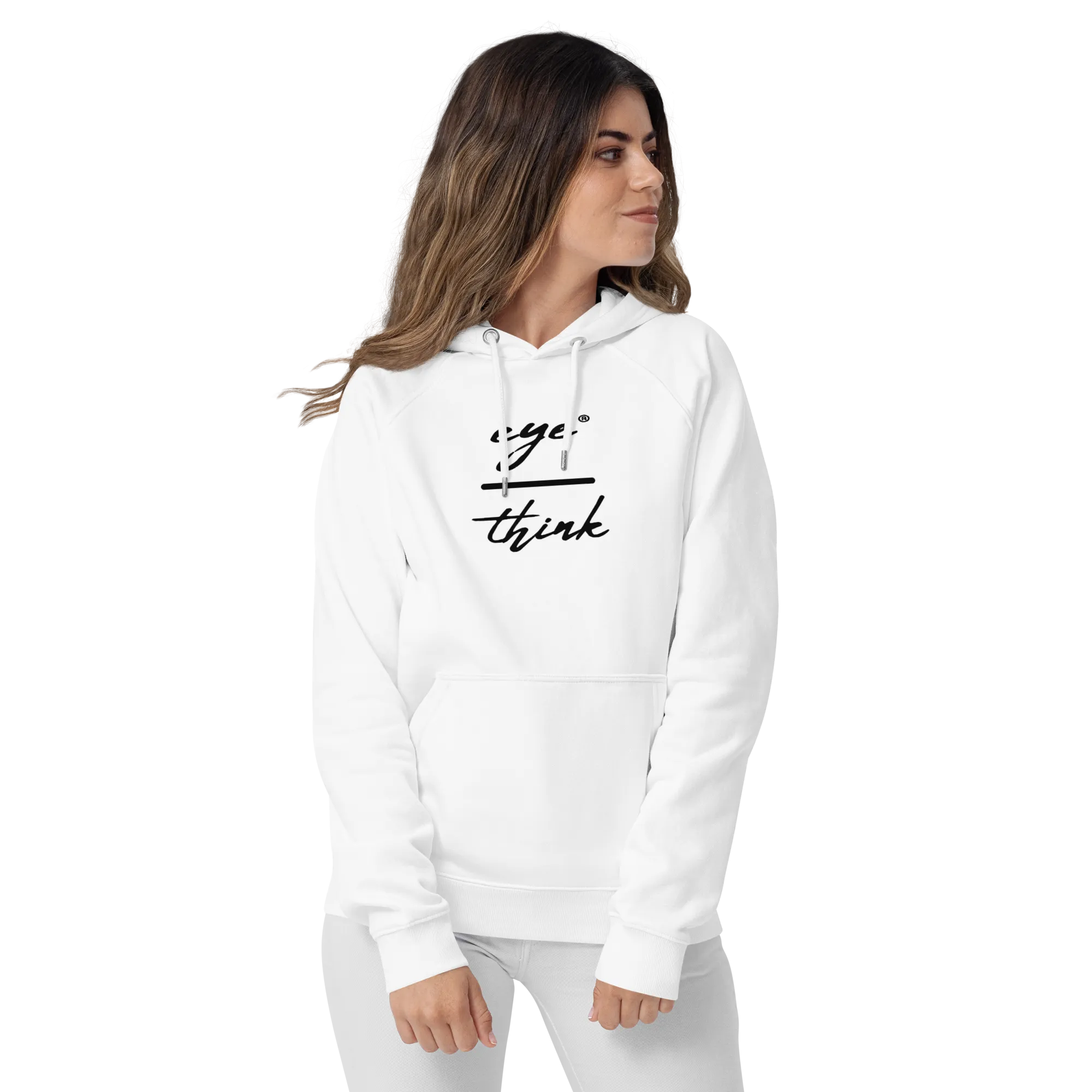 eyeoverthink® Unisex eco raglan hoodie