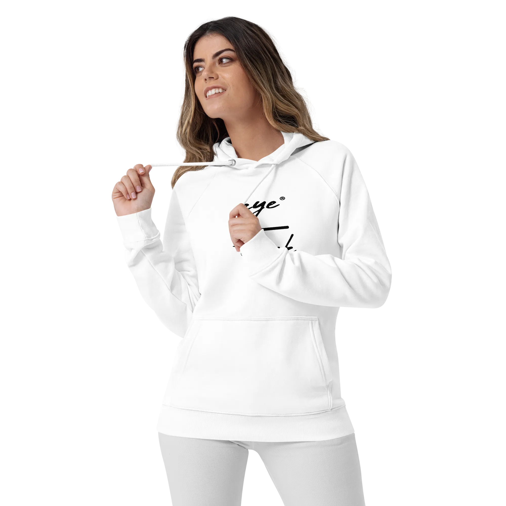 eyeoverthink® Unisex eco raglan hoodie