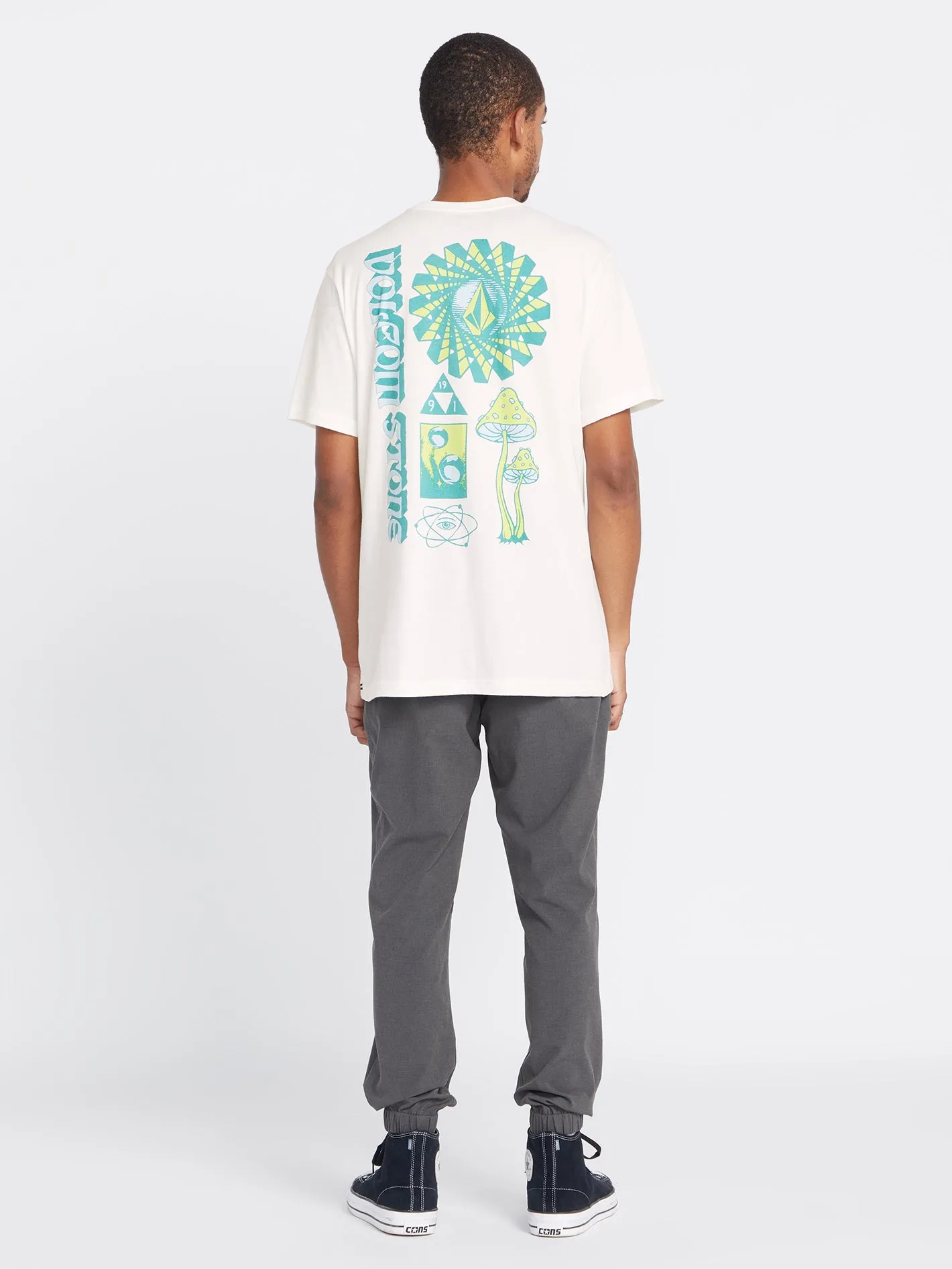 Farm to Yarn Molchat Short Sleeve Tee - Off White