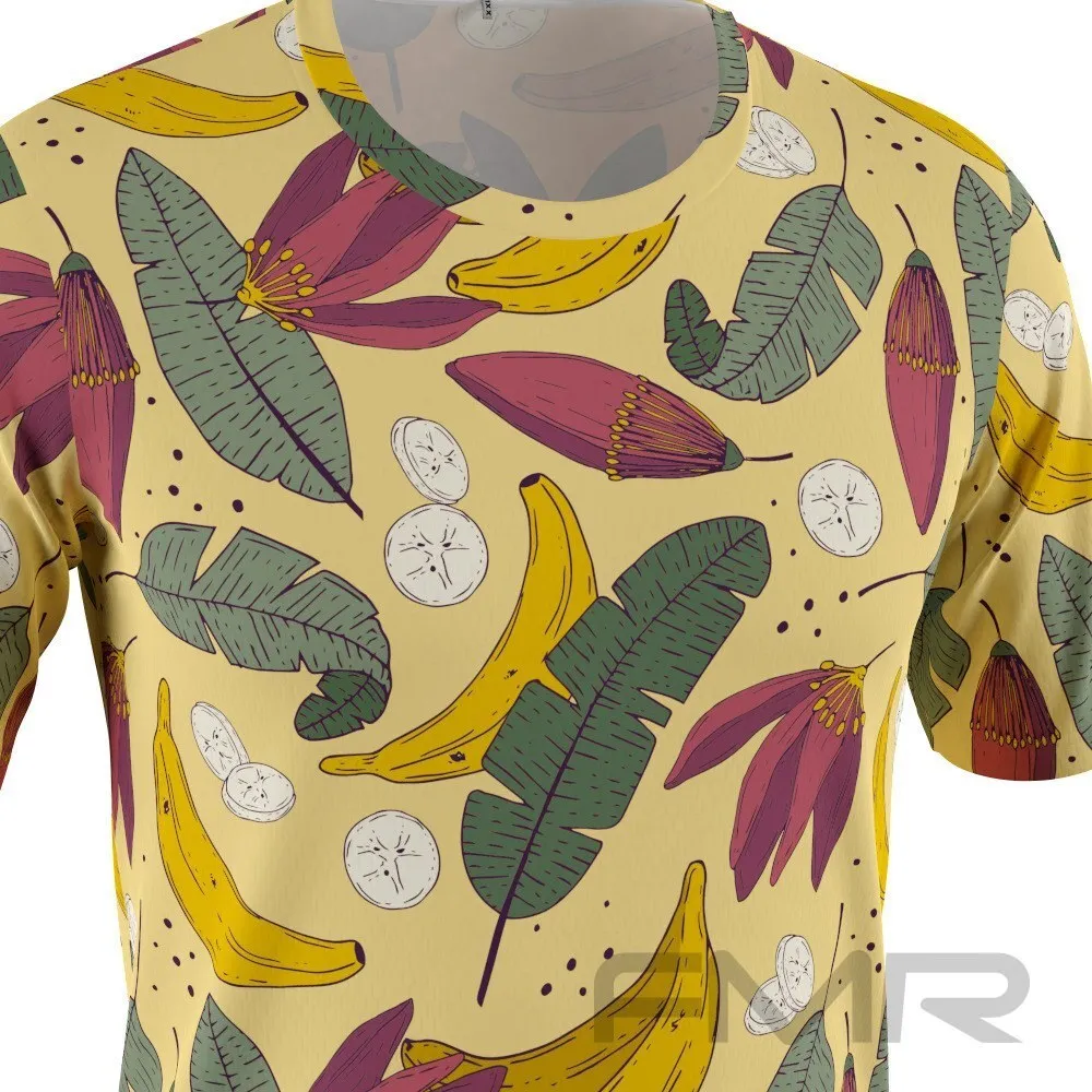 FMR Men's Banana Short Sleeve Running Shirt