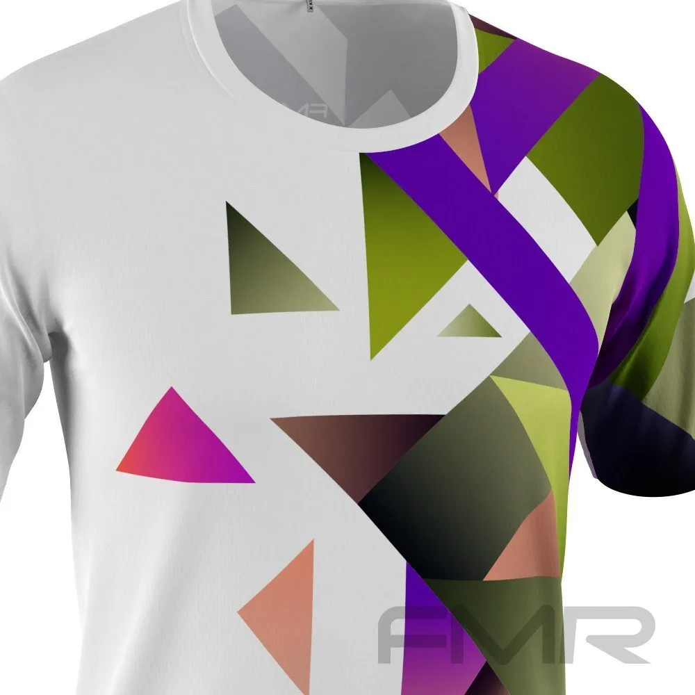 FMR Men's Geometry Technical Short Sleeve Running T-Shirt