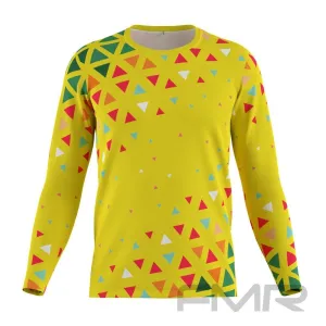 FMR Men's Triangle Technical Long Sleeve Running Shirt