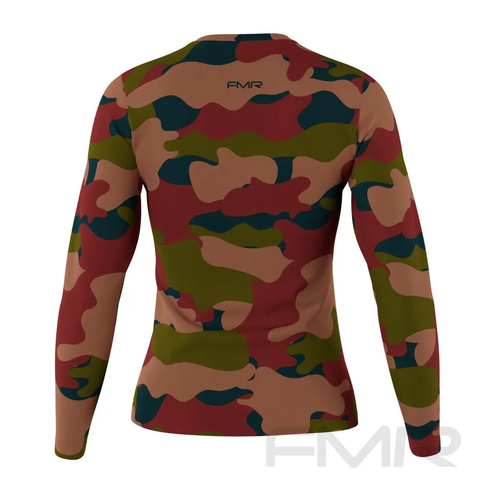 FMR Women's Camouflage Long Sleeve Running Shirt