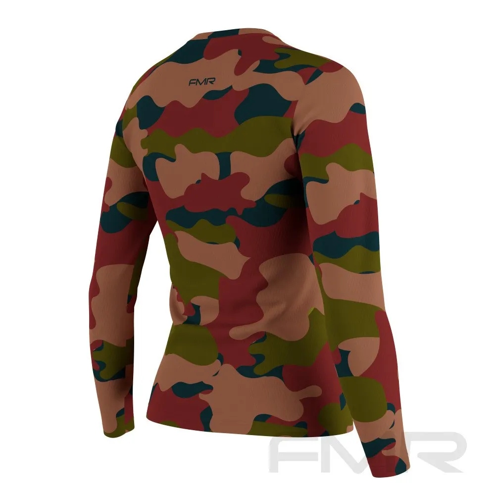 FMR Women's Camouflage Long Sleeve Running Shirt