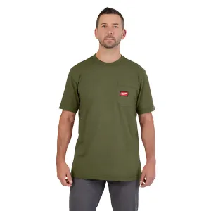 GRIDIRON™ Pocket T-Shirt - Short Sleeve Green L