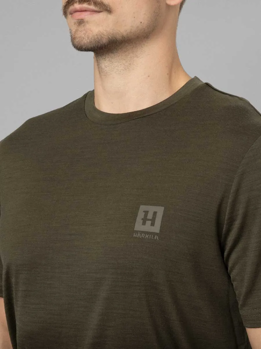 HARKILA Base All Season Short Sleeve T-Shirt - Mens - Willow Green