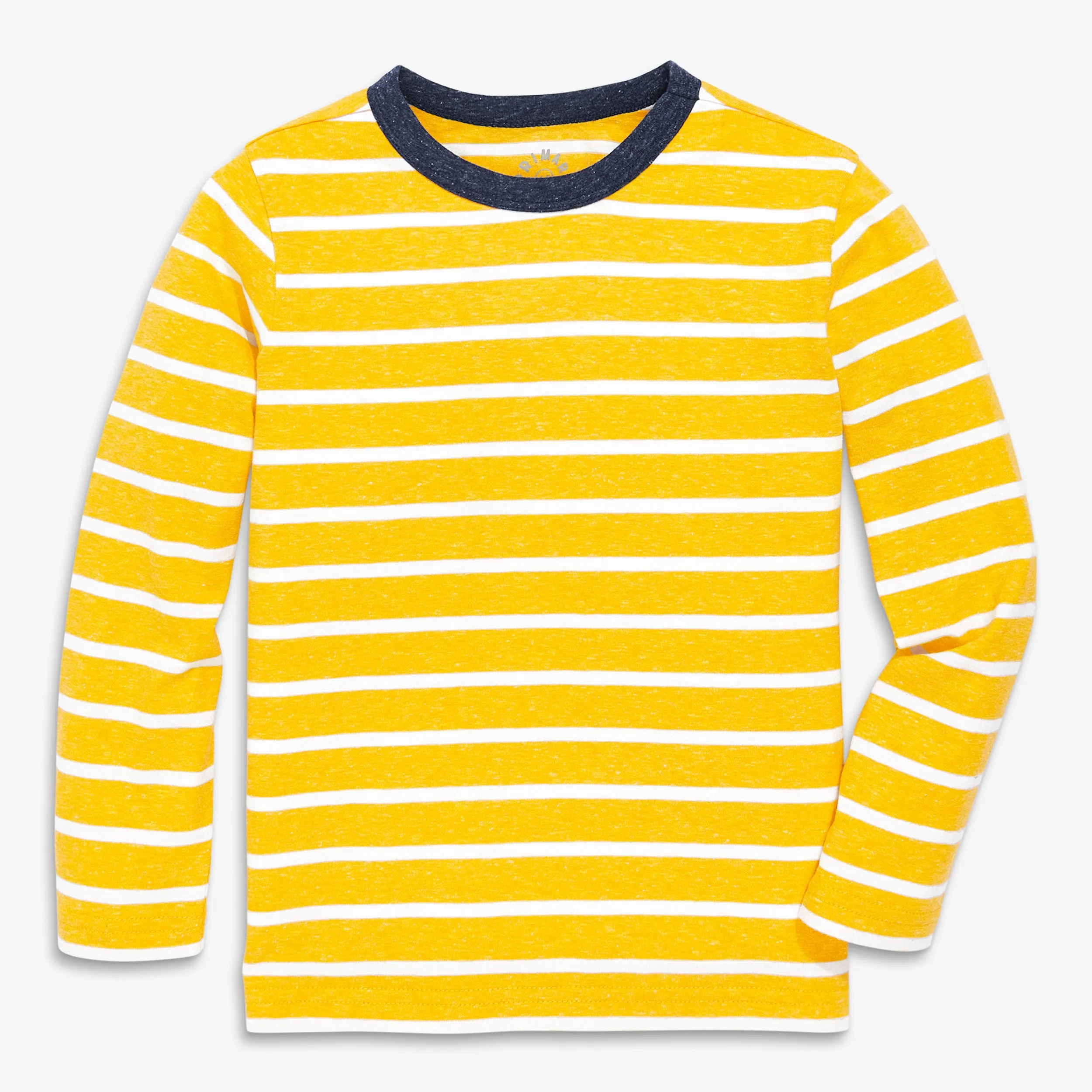 Heathered long sleeve tee in stripe