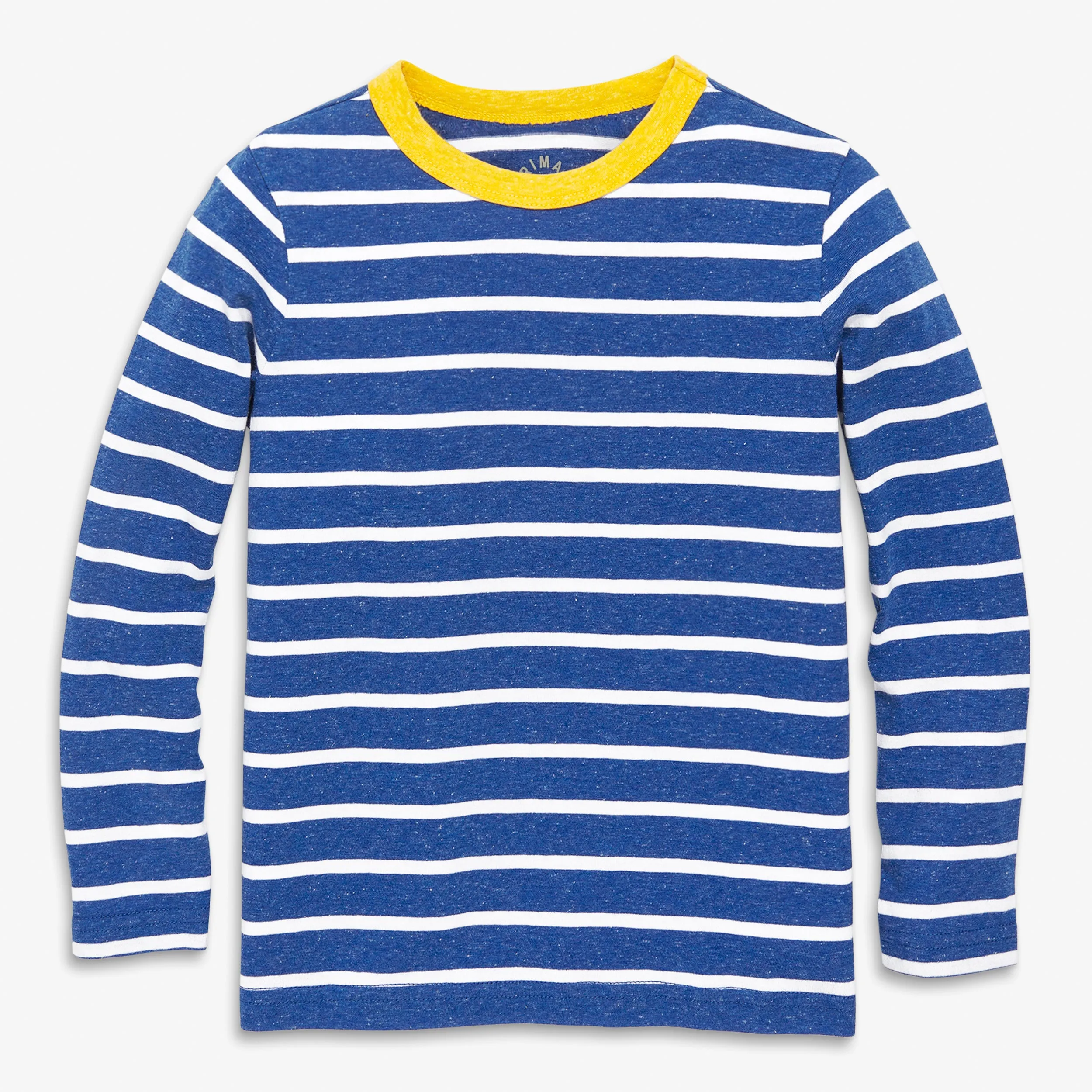 Heathered long sleeve tee in stripe