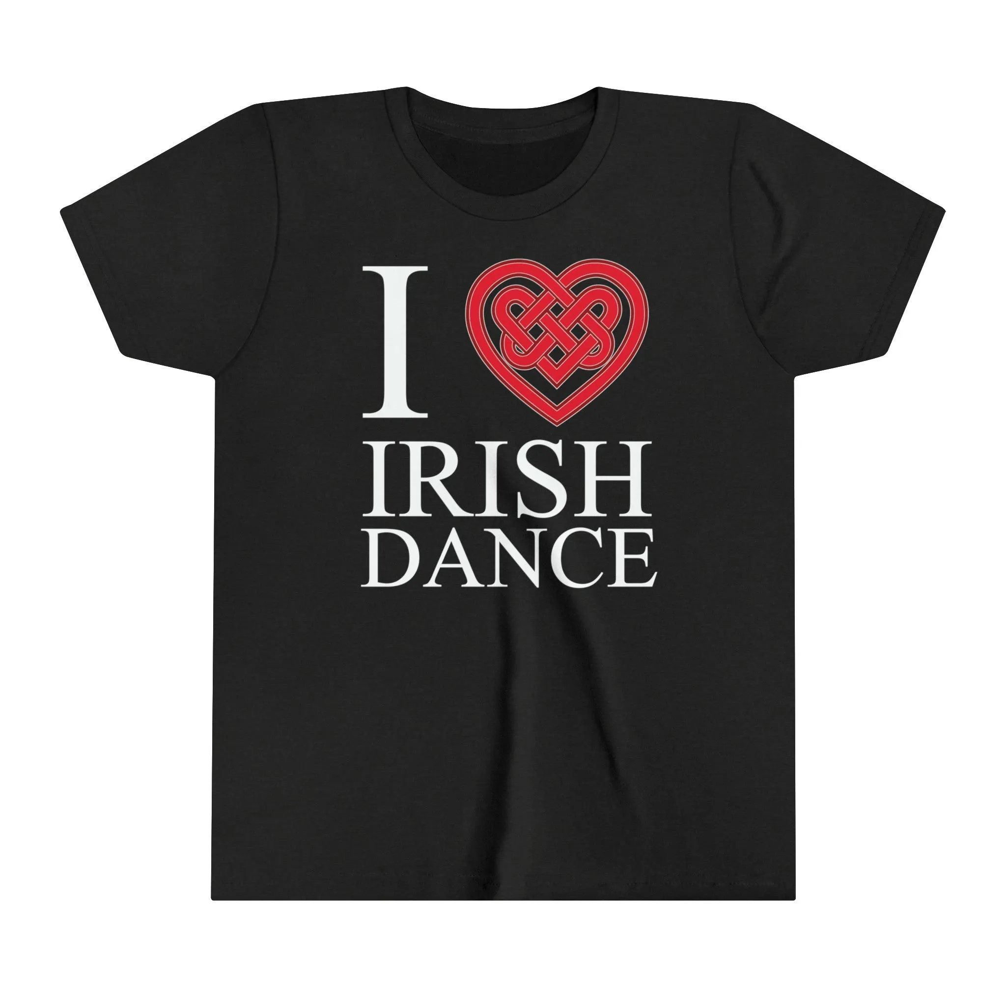 I Heart Irish Dance Youth Short Sleeve Tee Shirt