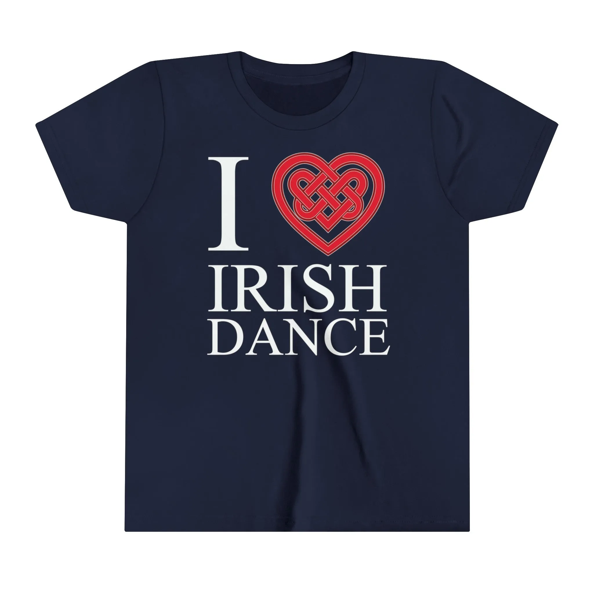 I Heart Irish Dance Youth Short Sleeve Tee Shirt