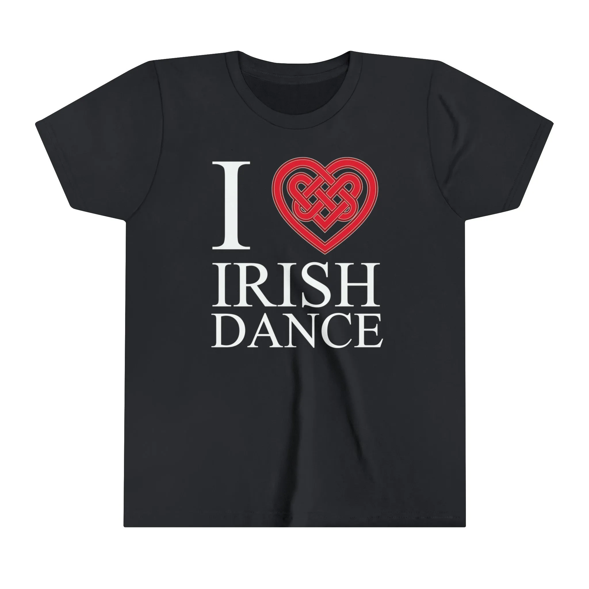 I Heart Irish Dance Youth Short Sleeve Tee Shirt