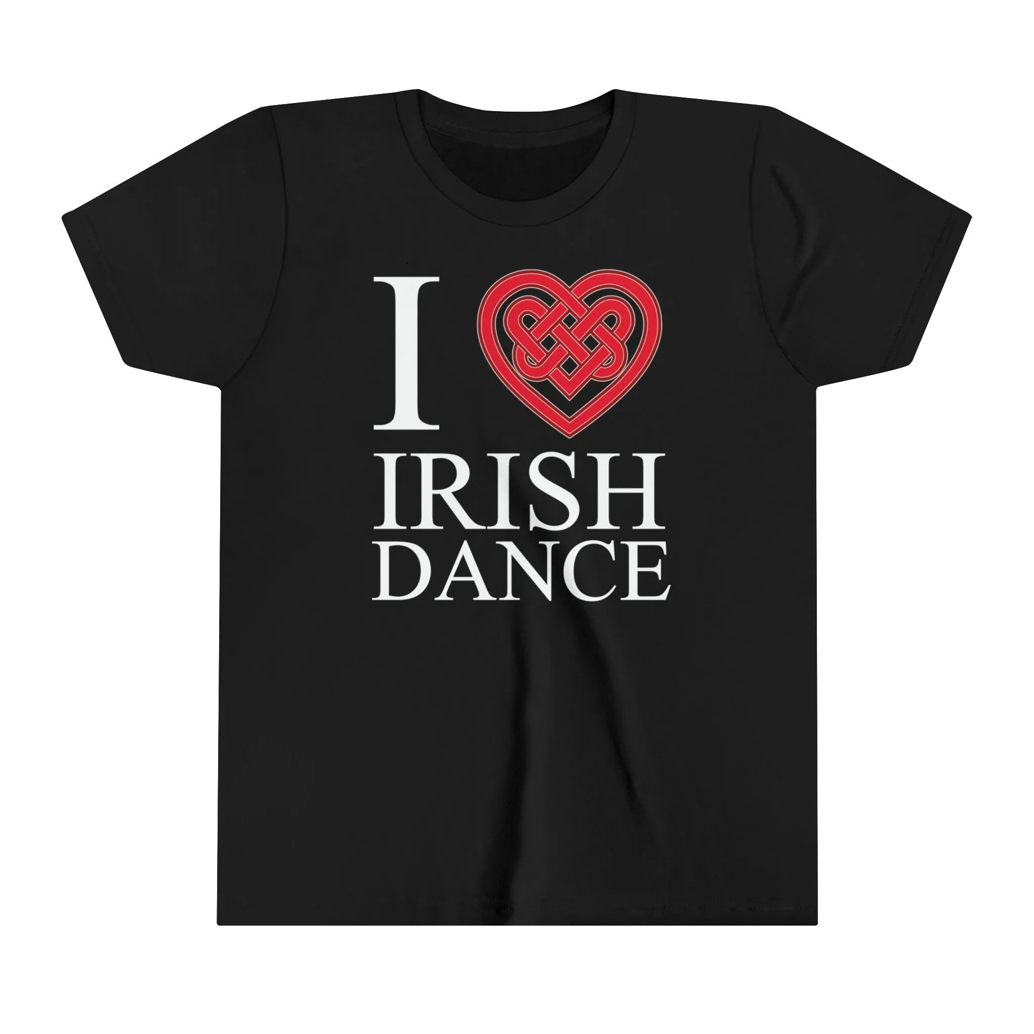 I Heart Irish Dance Youth Short Sleeve Tee Shirt