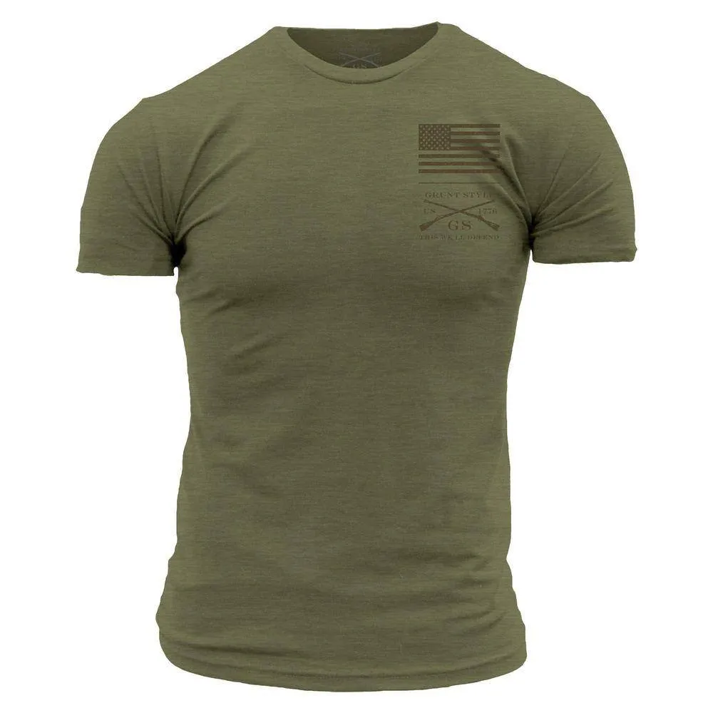 Improvise Adapt Overcome T-Shirt - Military Green